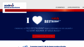 What Operation-passrestaurant.sodexoavantages.fr website looked like in 2015 (9 years ago)