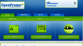 What Openpromo.de website looked like in 2015 (9 years ago)