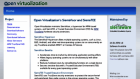 What Openvirtualization.org website looked like in 2015 (9 years ago)