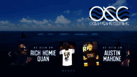 What Oceangangclothing.com website looked like in 2015 (9 years ago)