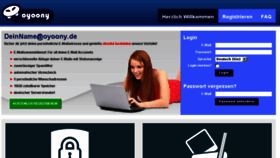 What Oyoony.de website looked like in 2015 (9 years ago)