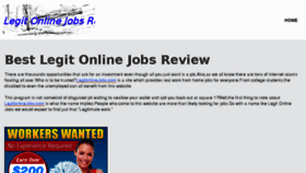 What Onlinejobsz.com website looked like in 2015 (9 years ago)
