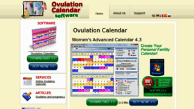 What Ovulationcalendarsoftware.com website looked like in 2015 (9 years ago)