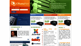 What Ohana.net website looked like in 2015 (9 years ago)