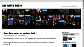What Onaimebien.fr website looked like in 2015 (9 years ago)