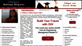 What Onlinecollege-degrees.net website looked like in 2015 (9 years ago)