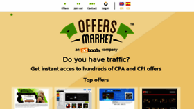 What Offersmarket.com website looked like in 2015 (9 years ago)