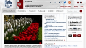 What Orka2.sejm.gov.pl website looked like in 2015 (9 years ago)