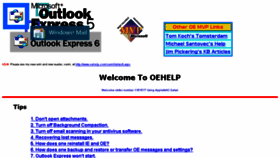 What Oehelp.com website looked like in 2015 (8 years ago)