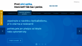 What Optik-do-domu.cz website looked like in 2015 (8 years ago)