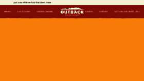 What Outbacksteakhouse.com website looked like in 2015 (8 years ago)