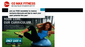 What O2maxfitness.com website looked like in 2015 (8 years ago)