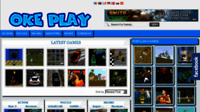 What Okeplay.com website looked like in 2015 (8 years ago)