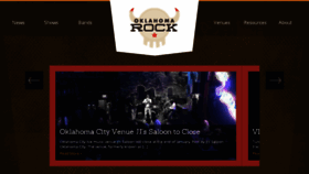 What Oklahomarock.com website looked like in 2015 (8 years ago)