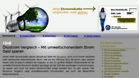 What Oekostrom-vergleichen.de website looked like in 2015 (8 years ago)