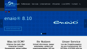 What Optimal-systems.de website looked like in 2015 (8 years ago)