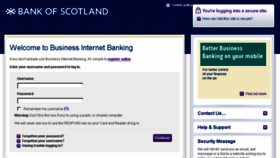 What Online-business.bankofscotland.co.uk website looked like in 2015 (8 years ago)