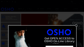 What Osho.com website looked like in 2015 (8 years ago)
