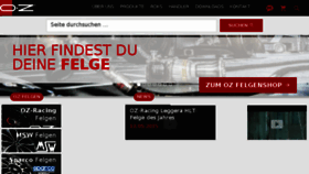 What Ozracing.ch website looked like in 2015 (9 years ago)