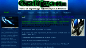 What Ordijean.fr website looked like in 2015 (8 years ago)