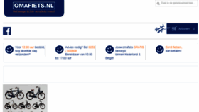What Omafiets.nl website looked like in 2015 (8 years ago)
