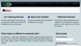 What Oakindustrial.com website looked like in 2015 (8 years ago)