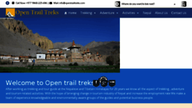 What Opentrailtreks.com website looked like in 2015 (8 years ago)