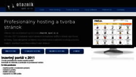 What Otaznik.sk website looked like in 2015 (8 years ago)