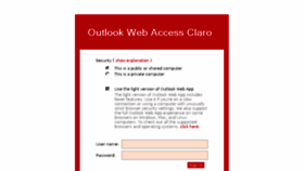 What Owa.claro.com.ar website looked like in 2015 (8 years ago)