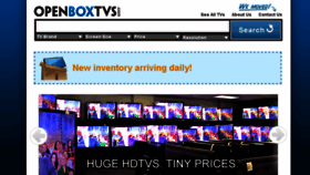 What Openboxtvs.com website looked like in 2015 (10 years ago)