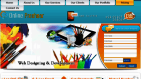 What Onlineprachaar.com website looked like in 2015 (8 years ago)