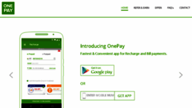 What Onepay.co.in website looked like in 2015 (8 years ago)