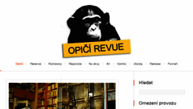 What Opicirevue.cz website looked like in 2015 (8 years ago)