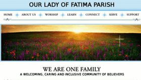 What Ourladyoffatimapw.org website looked like in 2015 (8 years ago)