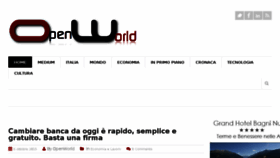 What Openworldblog.org website looked like in 2015 (8 years ago)