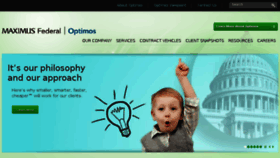 What Optimos.com website looked like in 2015 (8 years ago)