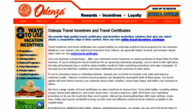 What Odenza.com website looked like in 2015 (8 years ago)