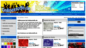 What Onlinestoffe.de website looked like in 2015 (10 years ago)