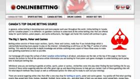 What Onlinebetting.ca website looked like in 2015 (8 years ago)