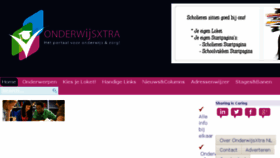 What Onderwijsxtra.nl website looked like in 2015 (8 years ago)