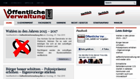 What Oeffentlicheverwaltung.net website looked like in 2015 (8 years ago)