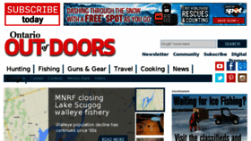 What Ontariooutofdoors.com website looked like in 2015 (8 years ago)