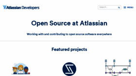 What Opensource.atlassian.com website looked like in 2015 (8 years ago)