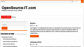 What Opensource-it.com website looked like in 2015 (8 years ago)