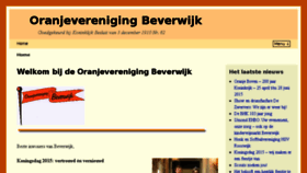 What Oranjeverenigingbeverwijk.nl website looked like in 2015 (8 years ago)