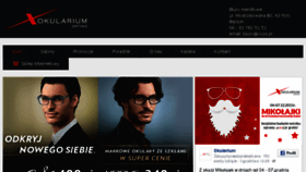 What Okularium.pl website looked like in 2015 (8 years ago)