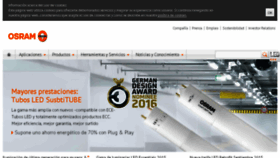 What Osram.es website looked like in 2015 (8 years ago)