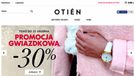 What Otien.com website looked like in 2015 (8 years ago)