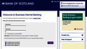 What Online-business.bankofscotland.co.uk website looked like in 2016 (8 years ago)