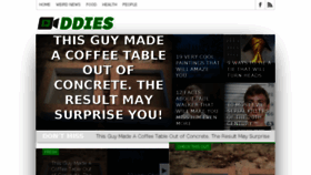 What Oddies.com website looked like in 2016 (8 years ago)